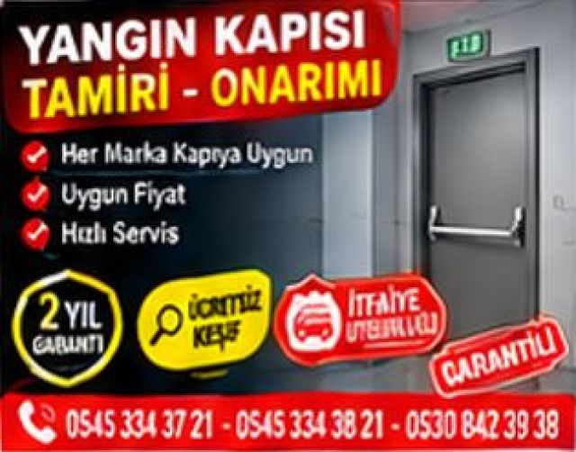 Ümraniye Yangın Kapısı Fitil Değişimi ve Yenileme Hizmeti